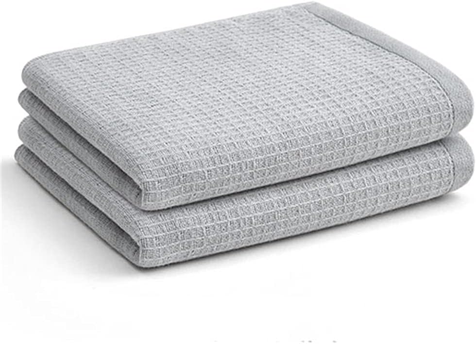 Cotton Face Wash Household Double-Sided Towel Men and Women Absorbent Quick-Drying Non-linting Soft Towel(Black)