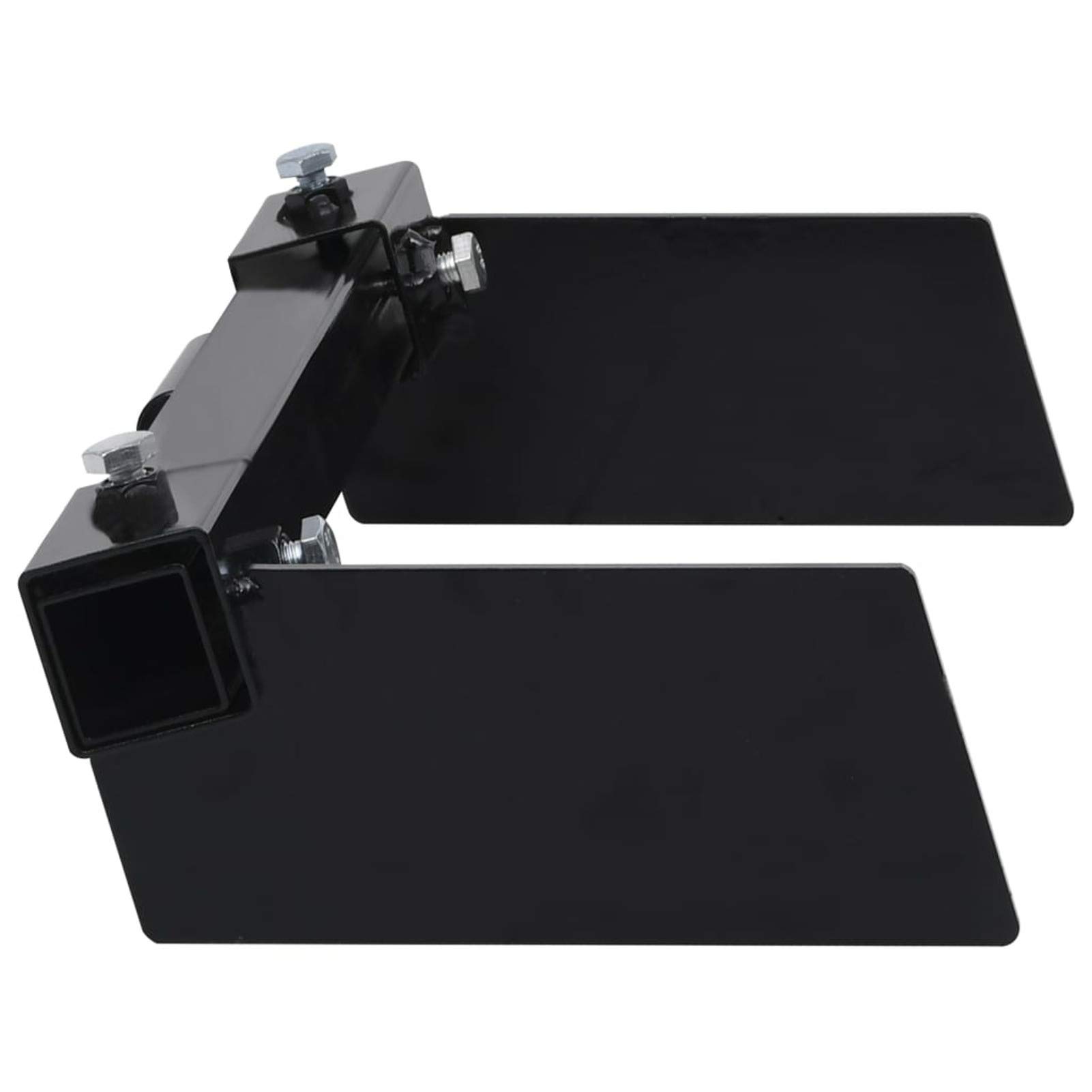 LAPOOH Schneepflugadapter für Rasentraktor Schwarz, Adapter für Schneeschild für Rasentraktor, Schneepflugadapter für Rasenmäher Mäher Schneeschild