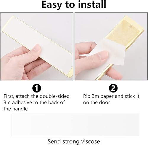 Miniatura 6 de Morobor Tiradores de dedo para armario, manija de puerta de granero deslizante, 2 manijas de puerta corrediza de granero, tirador de dedo empotrado