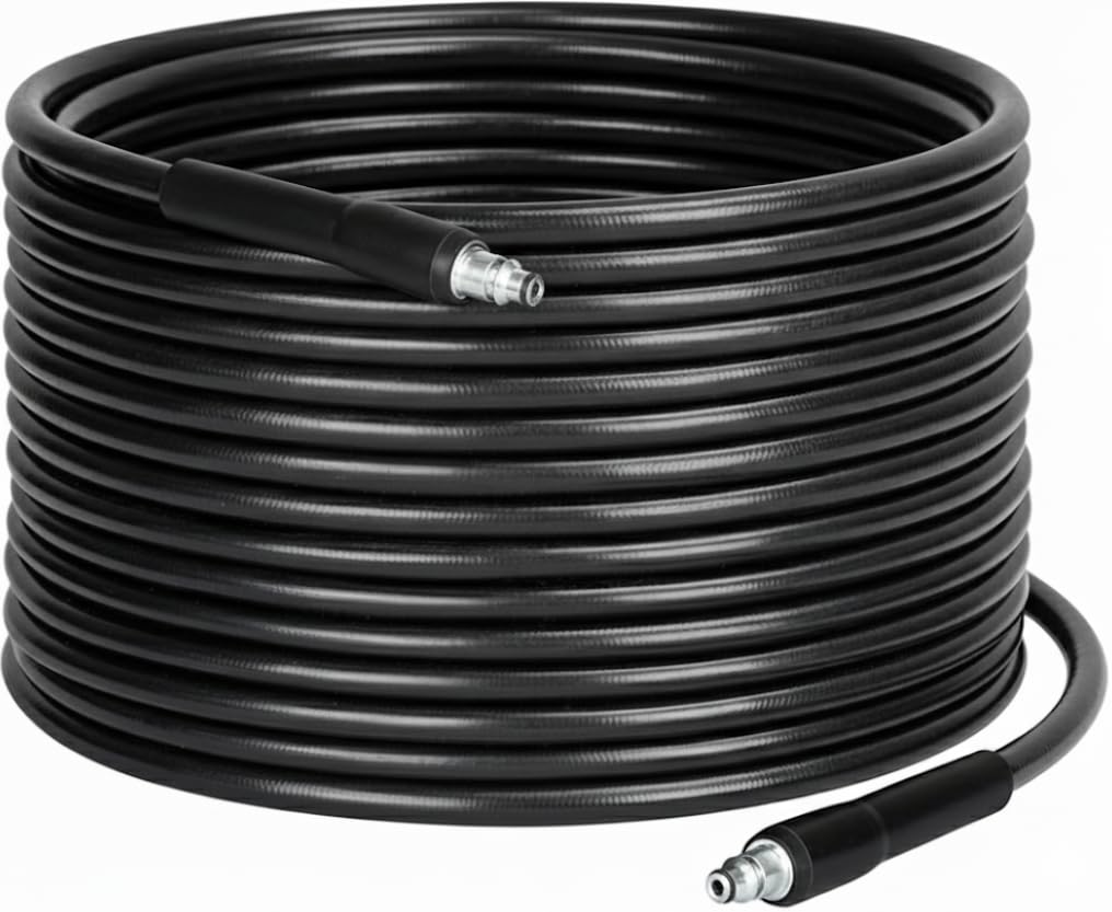 JPT Heavy Duty High Pressure Hose Pipe For Bosch Aqt Series (10 Meter), Black