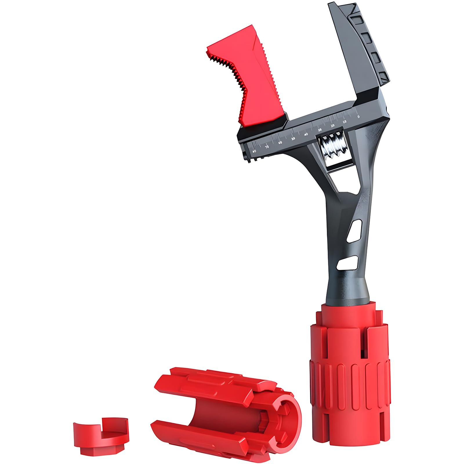 Bolivia's11-90mm Open-Ended Spanner Wrench, Bathroom Adjustable Wrench, Universal Vertical Spanner Repair Tool, Extra Large Openings, Short Shank Multi-function Pipe Wrench