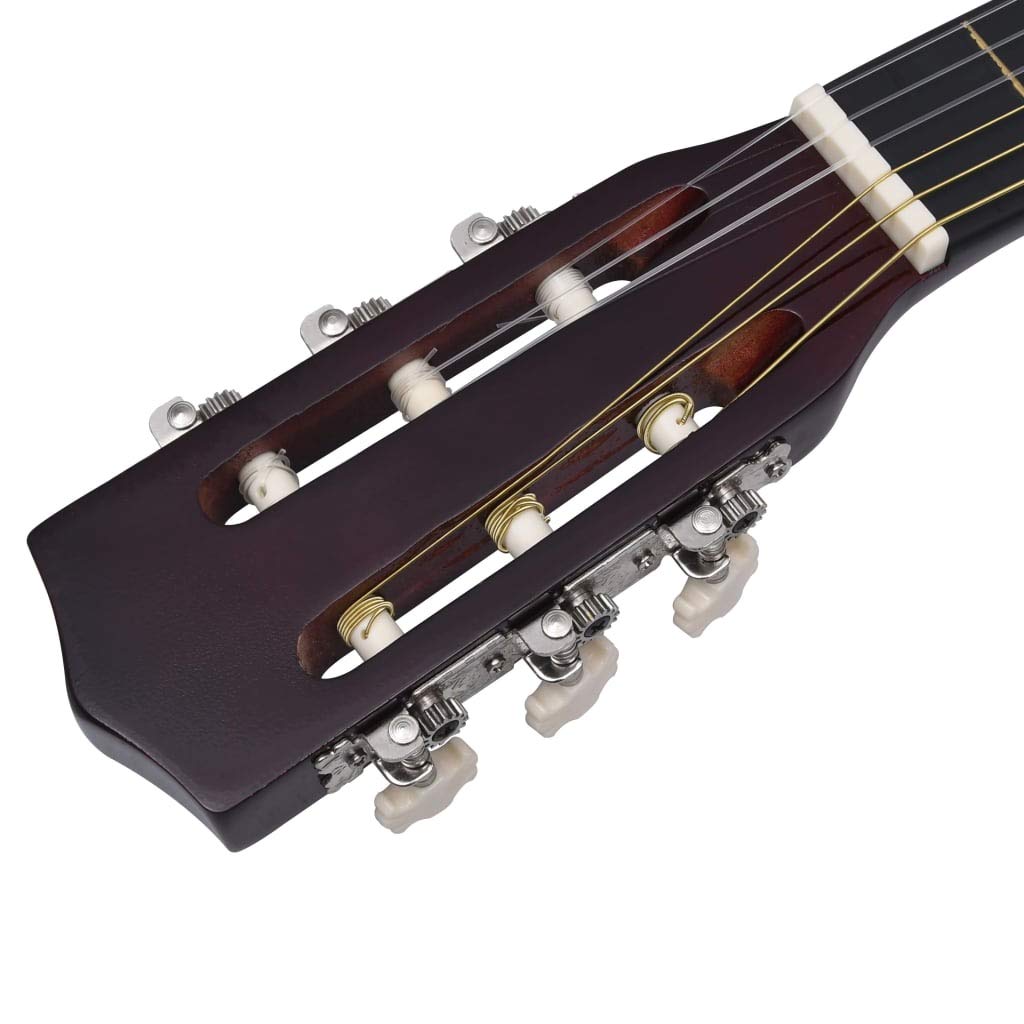 Klassikgitarre 3/4 36 Zoll für Anfänger Kinder Jugendliche Akustikgitarre mit Tragetasche Natur
