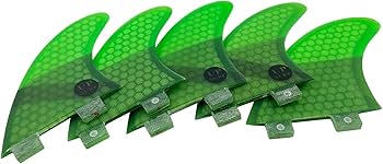 Amazon | UPSURF サーフボードフィン Double Tabs 対応 5フィン K2.1