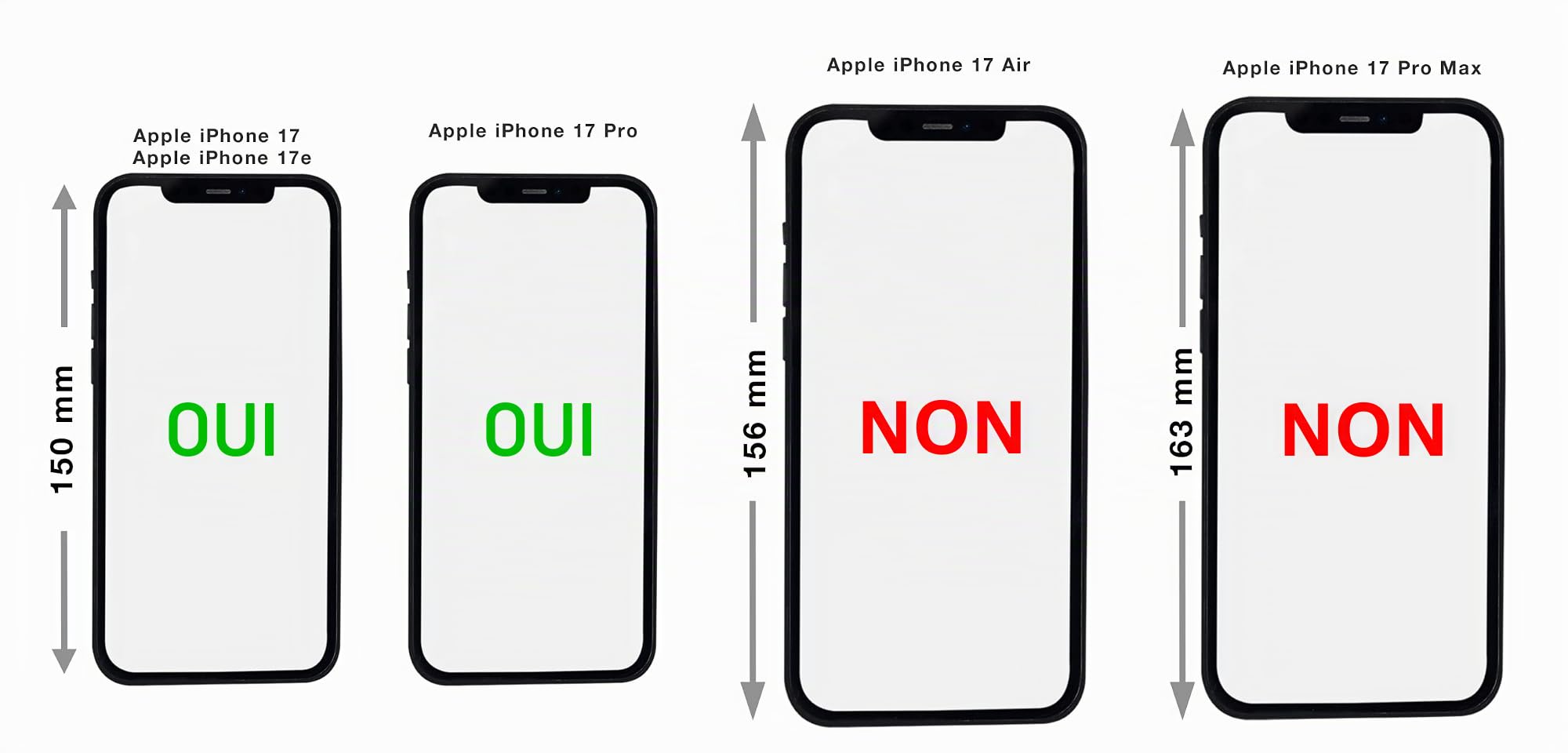 Étui Ceinture pour Apple iPhone 17 / 17e / 17 Pro | Cuir, Clip de Ceinture, Fermeture magnetique, Horizontal