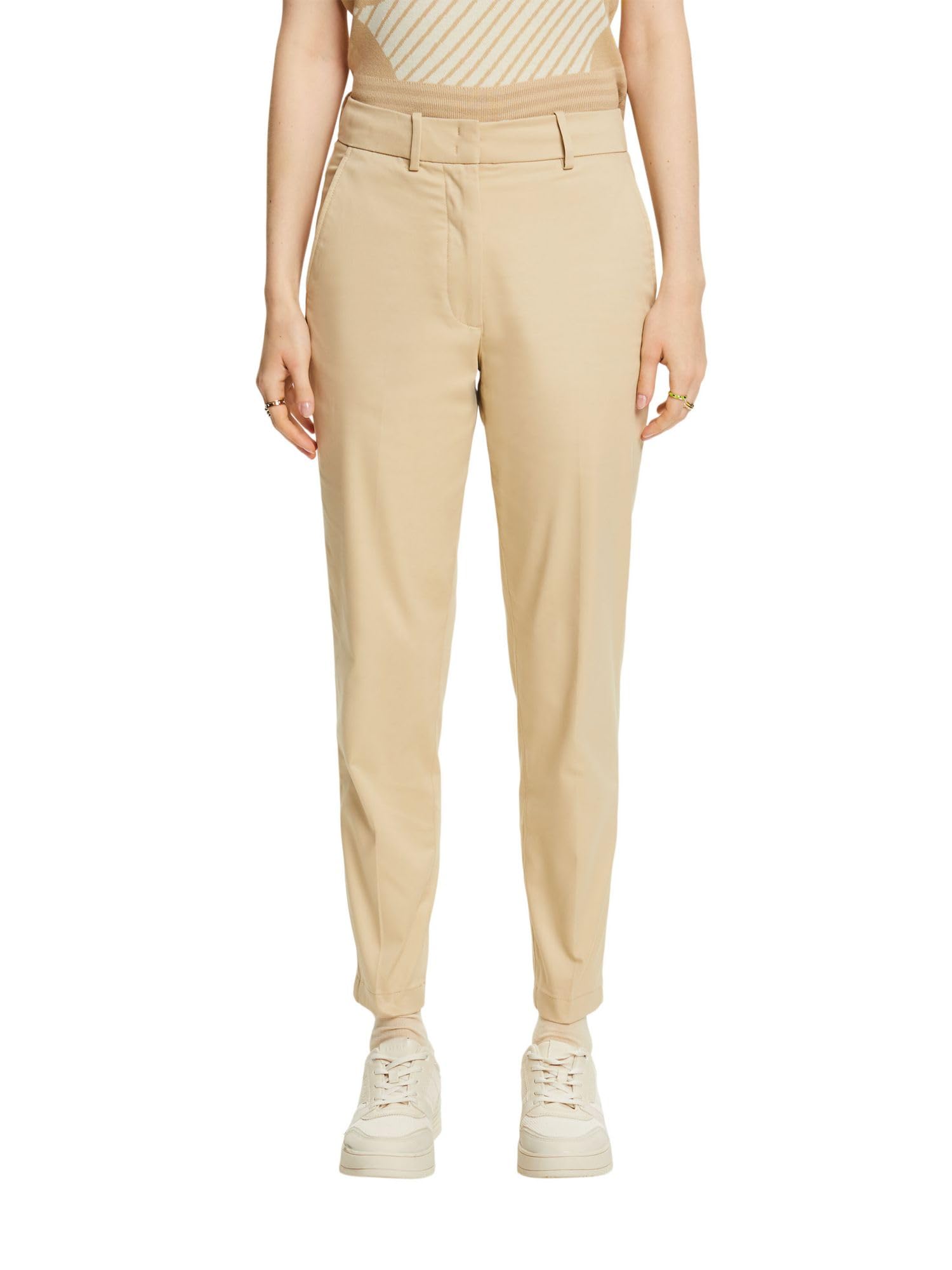 Esprit Women's 043EE1B330 Trousers, 285/Sand, 40/28, 285/Sand, 40W x 28L