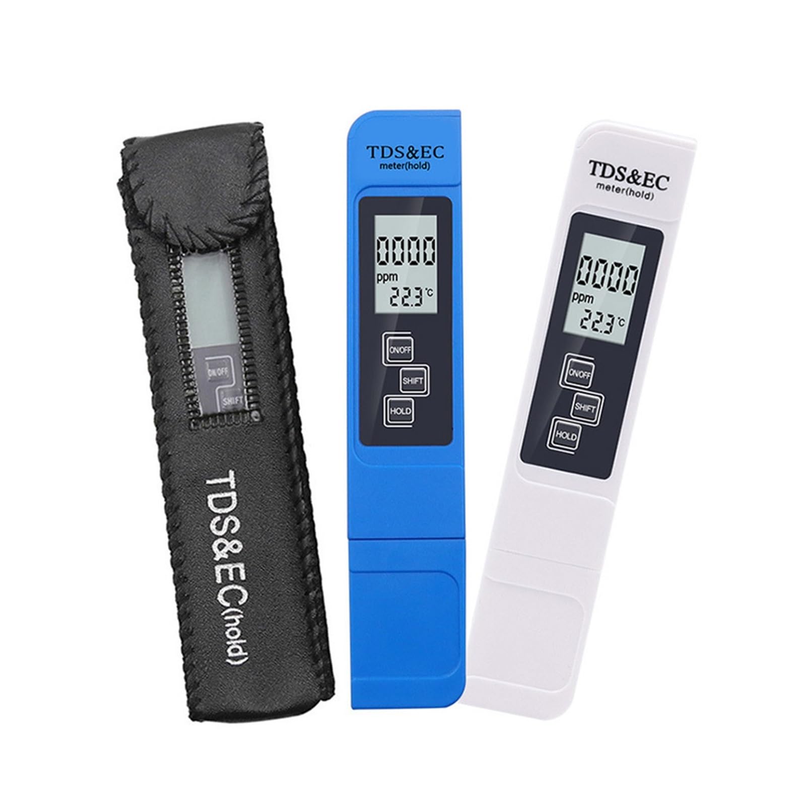 Tester PH 0.01 ad Alta precisione for Acqua/qualità del Suolo Tester 0-14 PH Meter 0-9990ppm TDS Meter Tester Digitale for Acqua for Acquario(Water PH Meter B)