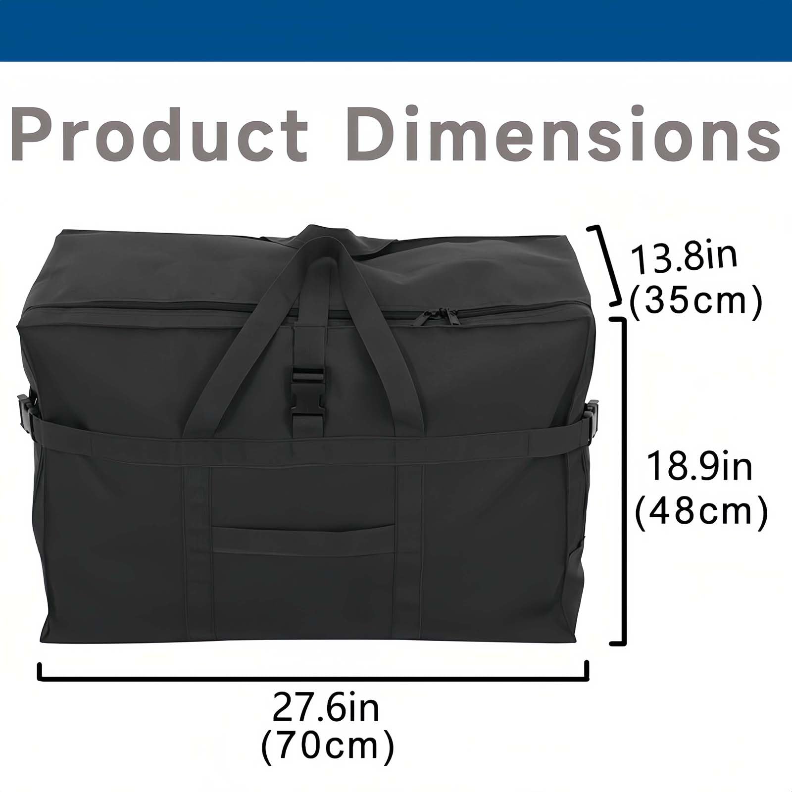 Arxus Grand Sac de Voyage, 120L Pliable Bagage à Main Week-End Overnight pour Homme Femme, Sac de Rangement pour Voyage Aéroport Sport Camping Déménagement
