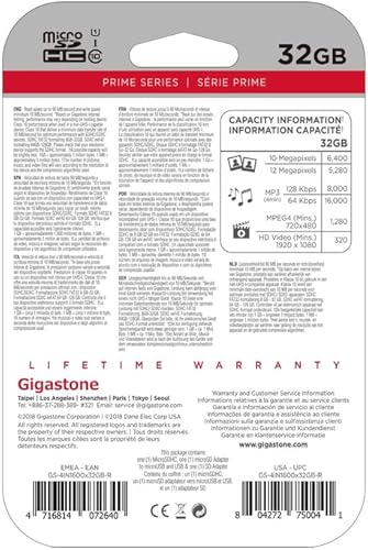 Miniatura 2 de Gigastone GS-4IN1600X32GB-R Tarjeta microSD 4 en 1 Kit (32 GB), multicolor