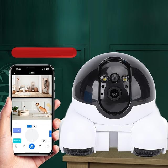 Foto 7 de 7 de Fangxuee Cámara de Seguridad para Interiores de 2 MP con Doble Lente y Batería Recargable de 5200 MAh.…