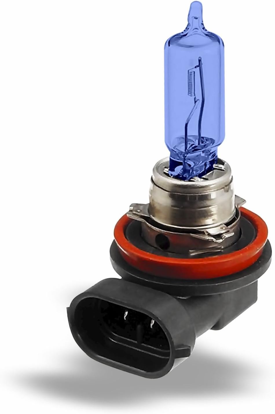 LUNEX H9 Blue White 709 Headlight Halogen Bulbs White Color 12V 65W PGJ19-5 3700K duobox (2 units)