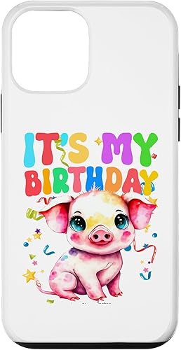 iPhone 12 mini Pig Birthday For Kids It's My Birthday Pig Case