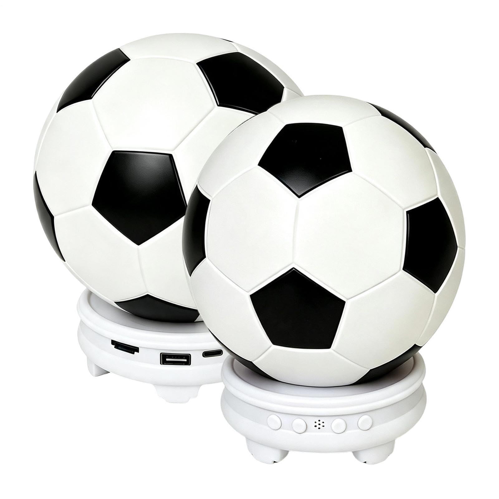Generico Diffusore Portatile Luce Outdoor a Tema Calcio con 300 Curiosità | Diffusore Portatile Wireless per Casa Ufficio Bar del Pallone