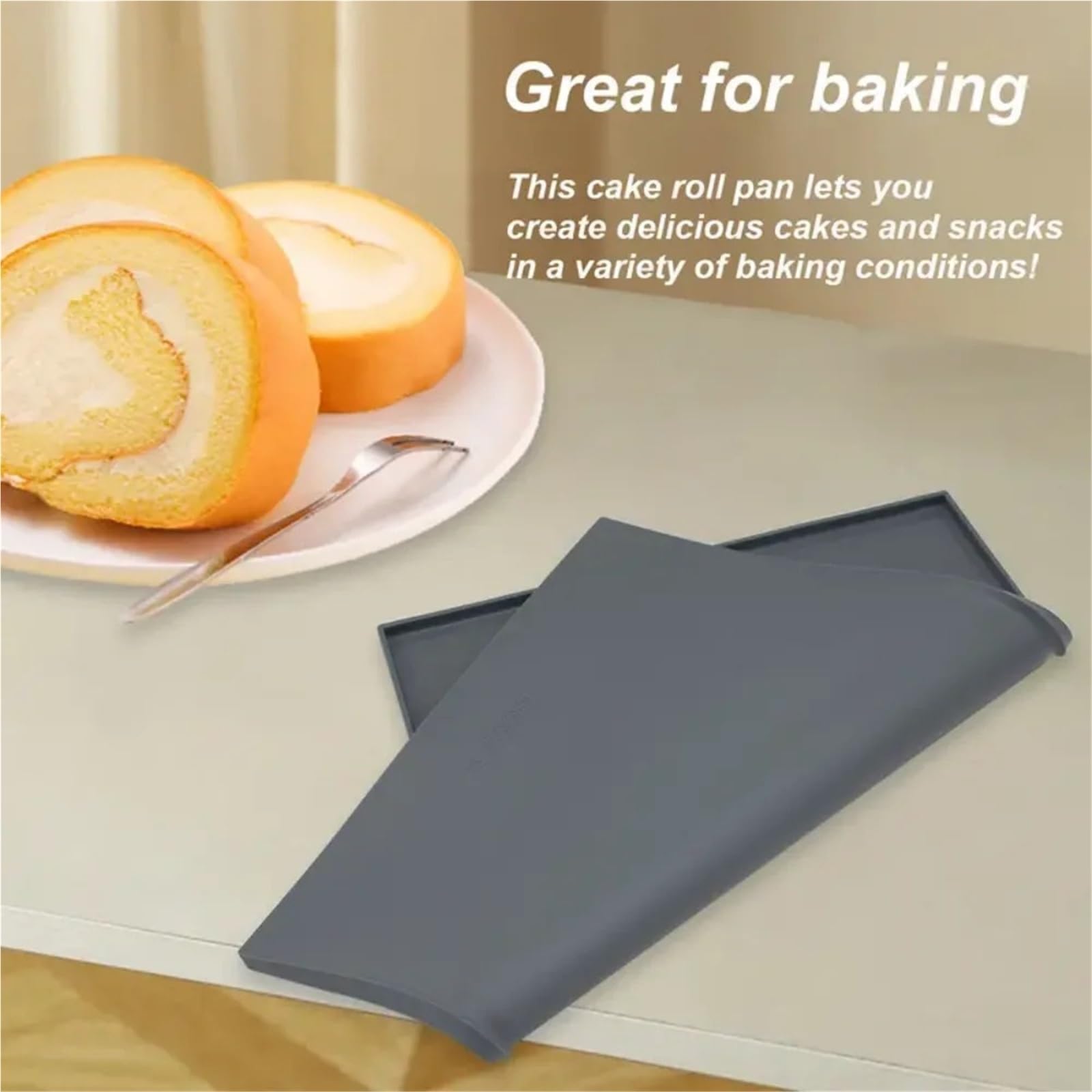 5 Stück Backen, Kuchenrollen, Gebäck, Antihaft-Formen, DIY-Backutensilien und -Werkzeuge, wiederverwendbare Backmatten, Heimküche Für Zuhause Und Bäckerei(Red)