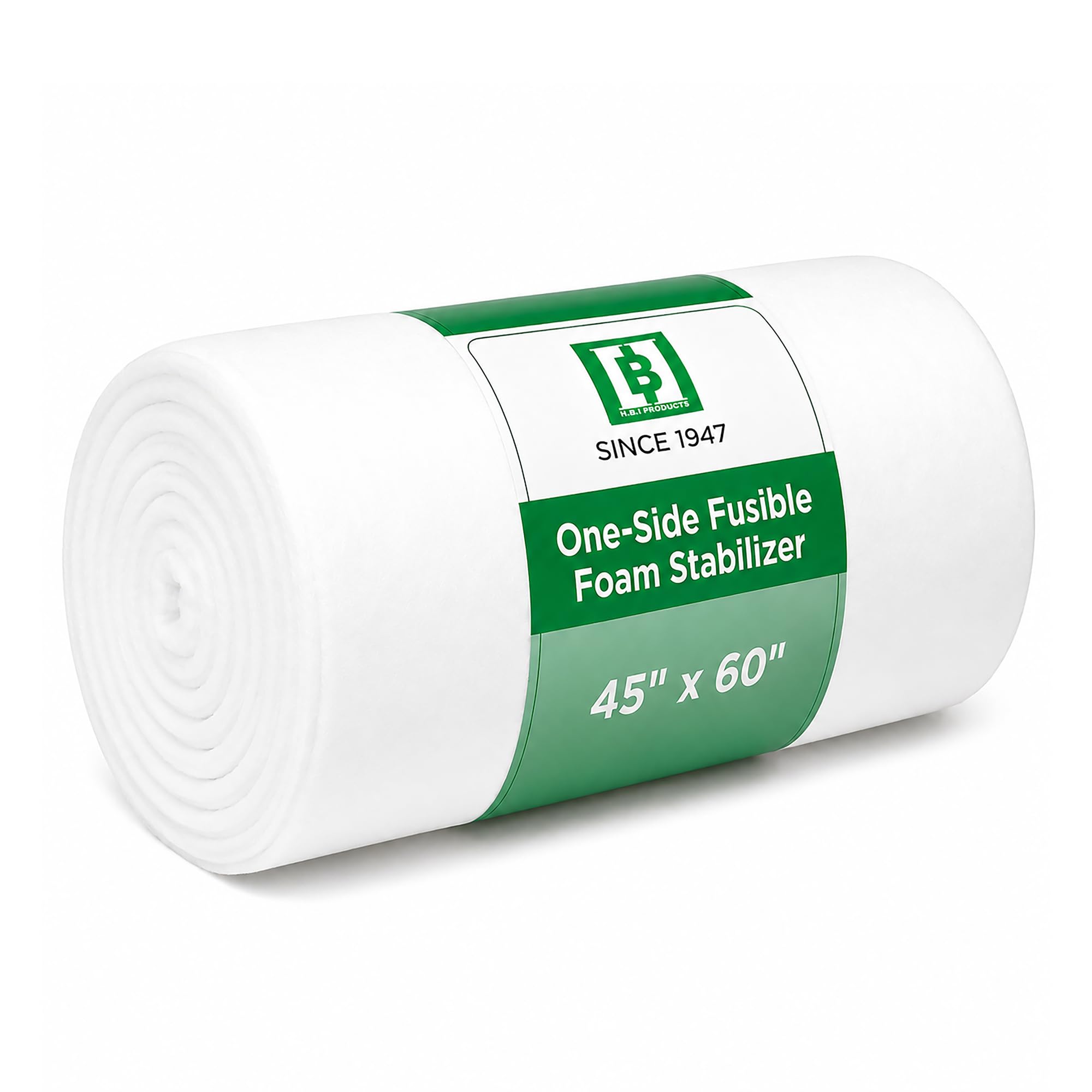 HBI One-Side Fusible Foam Stabilizer, Quilt Batting Bags & Crafts, 45"x60" | foam stabili…