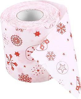 EXCEART 5 Pçs Rolo De Guardanapo De Noel Tecido De Banheiro De Natal Rolo De Papel Higiênico De Natal Rolo De Papel Higiênico Papel Impresso Guardanapo Rolo De