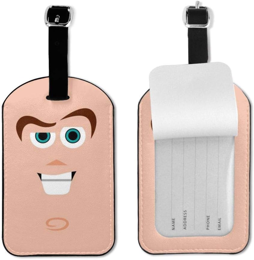 Toy Story Luggage Tag Adjustable Belt Leather Luggage Tag