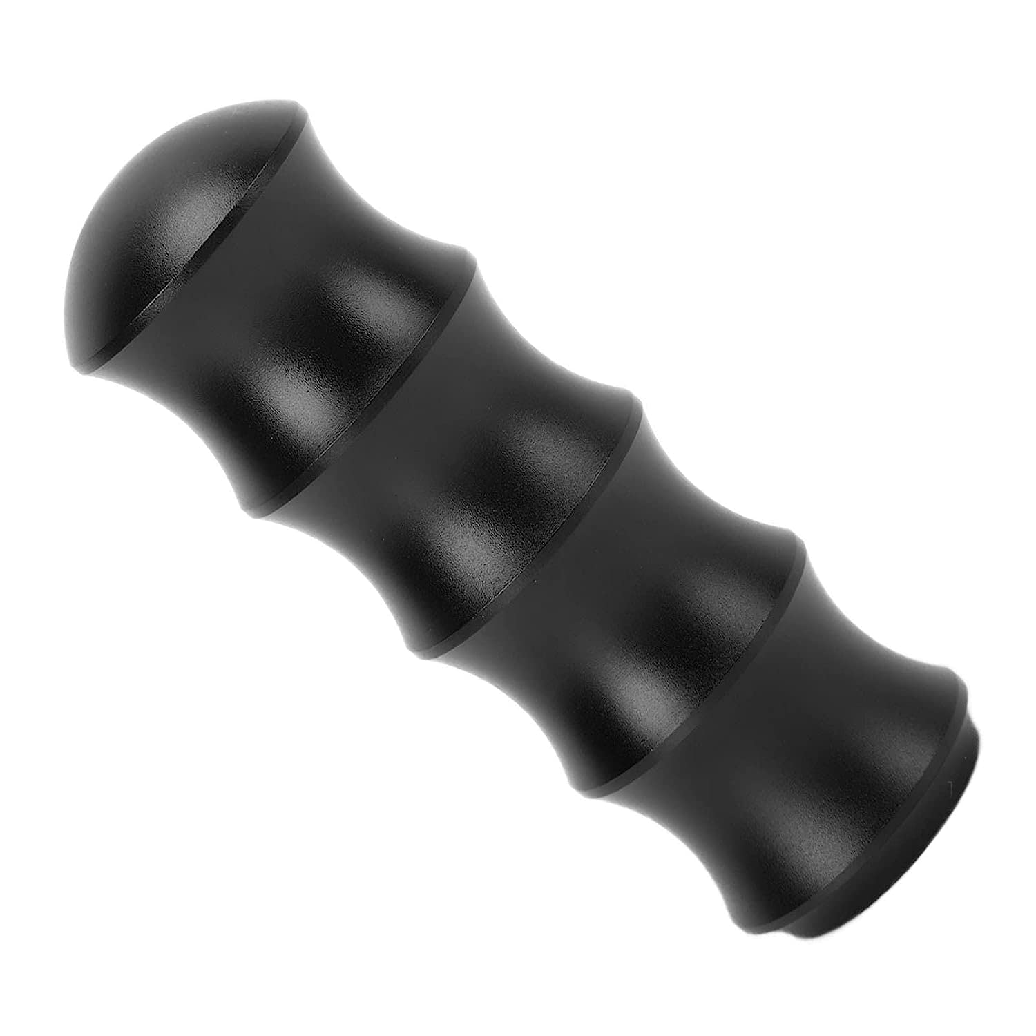 Shift Head, Easy Installation Gear Stick Aluminum Alloy Universal with 3 Thread Adapters for Racing(B (Black))