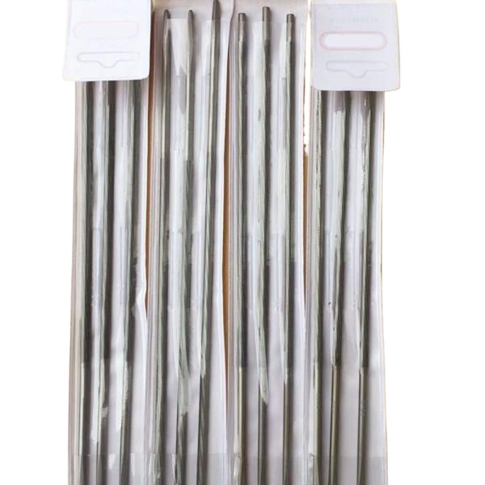Lima per Motosega da 12 Pezzi Lima per affilare la Motosega da 5/32 Pollici 4,0 mm Compatibile con 70504