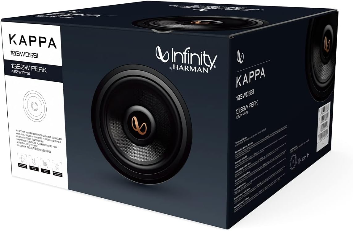 Infinity KAPPA103WDSSI 10" high-Performance car Audio subwoofer