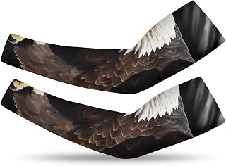 Cooling Compression Sleeves for Men Women UV Sun Protection Sports Animal Cartoon Owls Cute Arm Sleeves