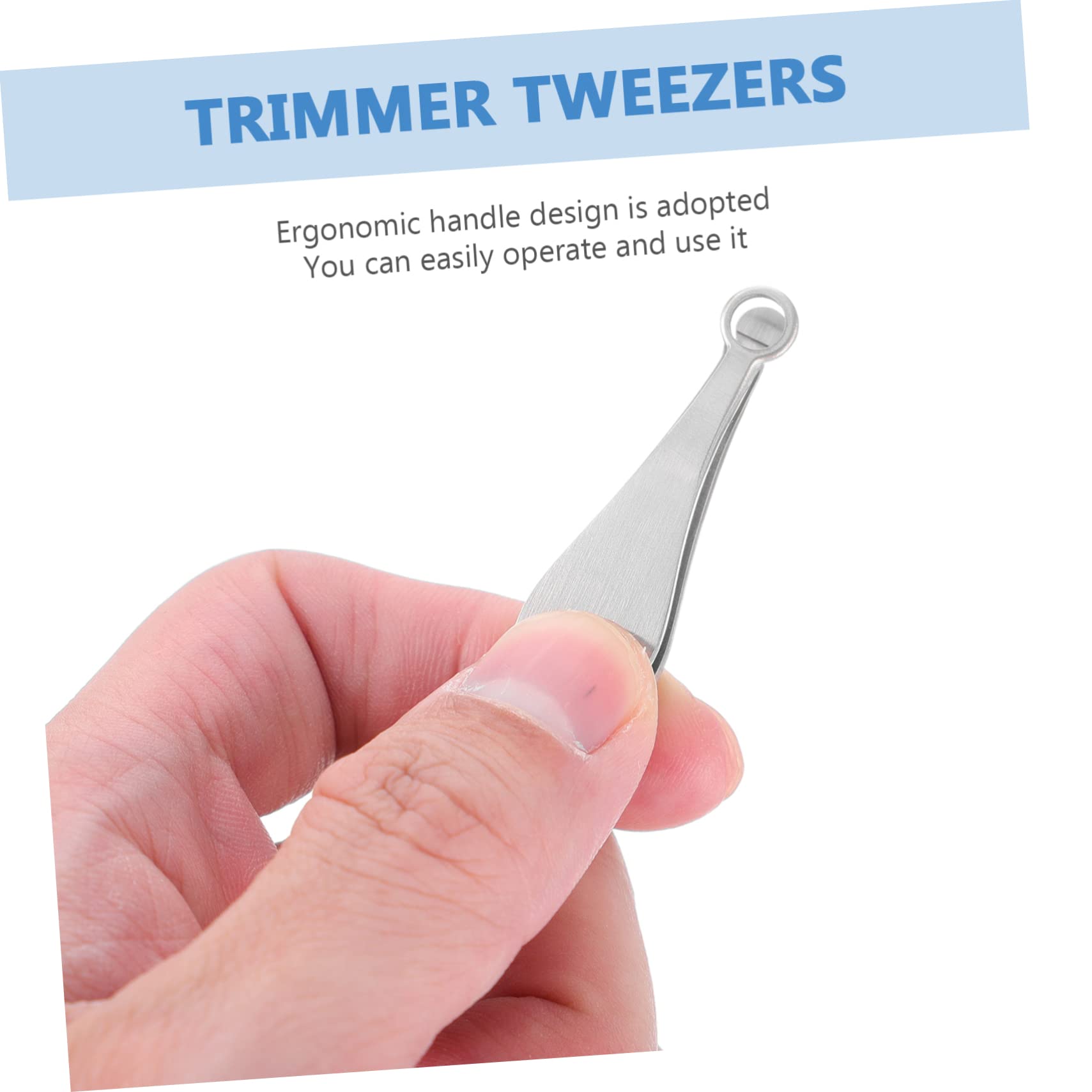 Healeved 3St Pinzette zum Trimmen der Nasenhaare Nasen- und Ohrenhaartrimmer Nasenhaarschere mit runder Spitze nose hair trimmer for men nasenhaar trimmer Trimmwerkzeug Trimmer-Werkzeug