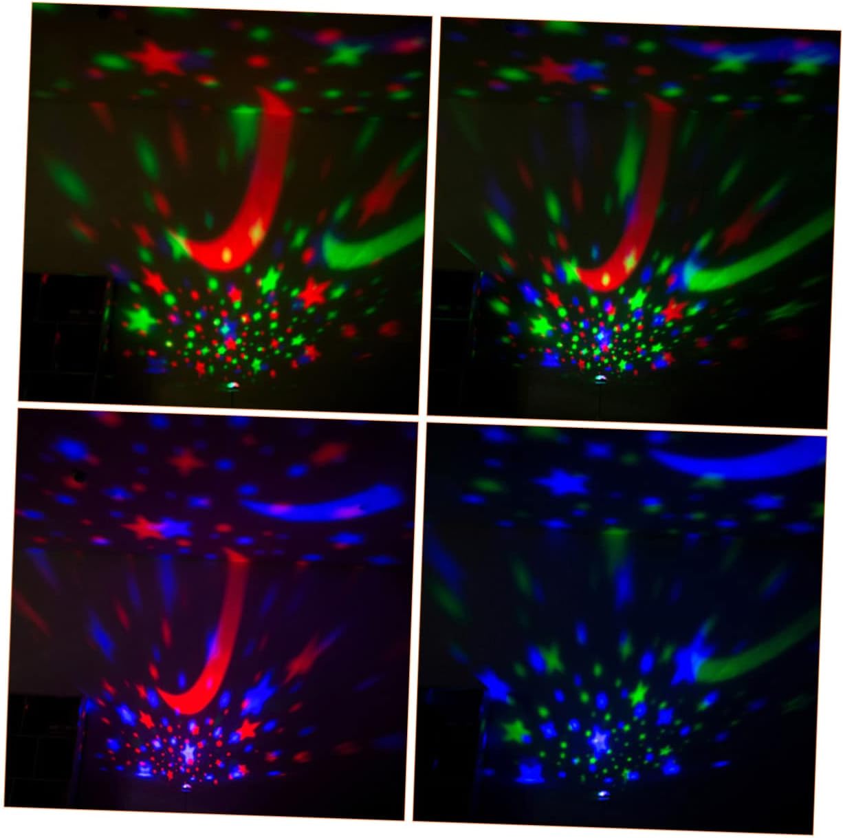 Lurrose Multi-Functional Pen Holder Table Lamp Eye-Caring LED Night Light Star Projector Creative Atmosphere Light for Students Study and Bedroom Decor