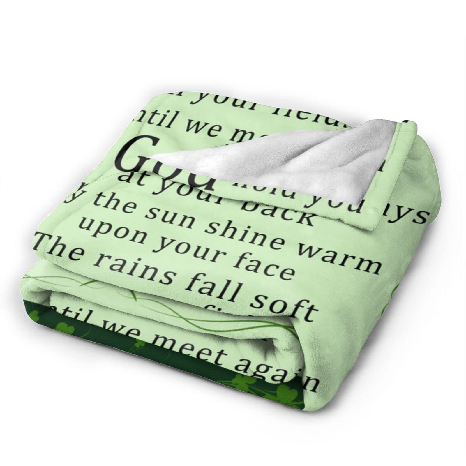 St. Patrick's Day Flanell-Decke – Superweiche Überwurfdecke 203,2 X 152,4 Cm – Für Bett, Sofa, Reisen, Als Geschenk Mit Motiv
