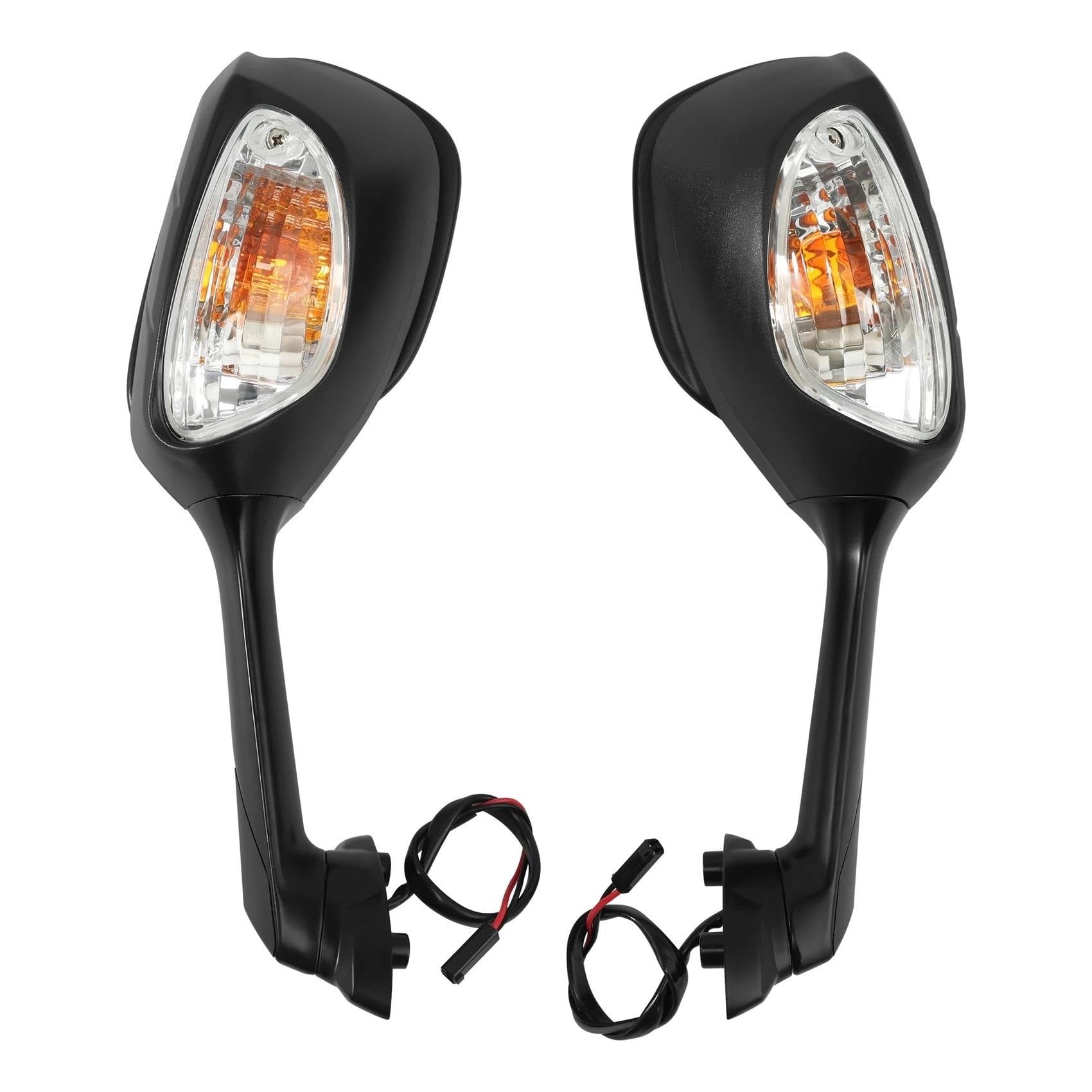 Rétroviseur moto clignotant LED à miroir antireflet pour sportive GSXR