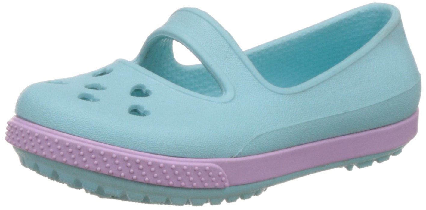 Crocs Girls' Crocband Airy Hearts Flat PS