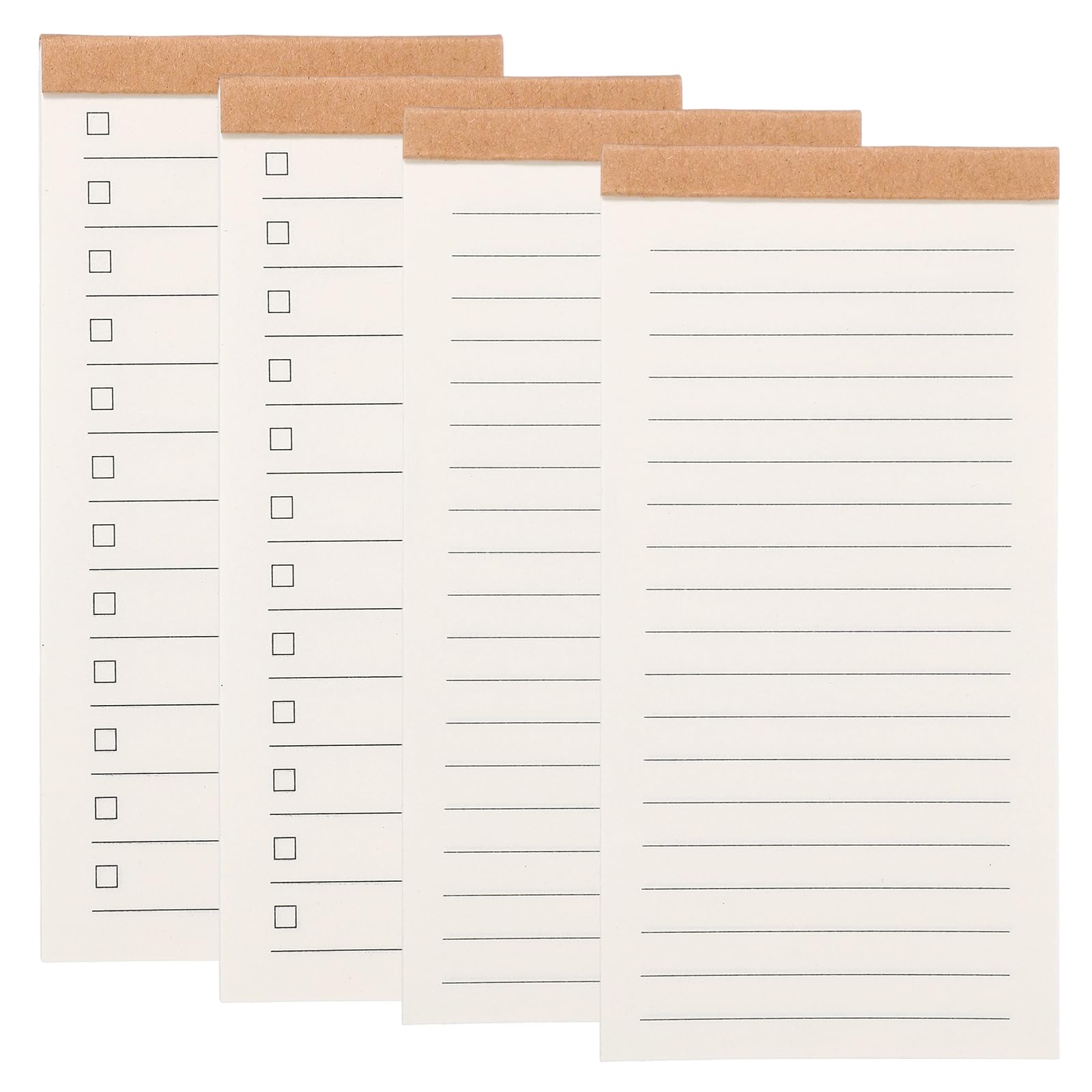 PATIKIL Portable Field Notes, 4 Pcs Small Notepads 50 Sheets Pocket Notebooks Memo Books to Do List Organizer Planner Daily for Work Office Journey, Grid/Planner