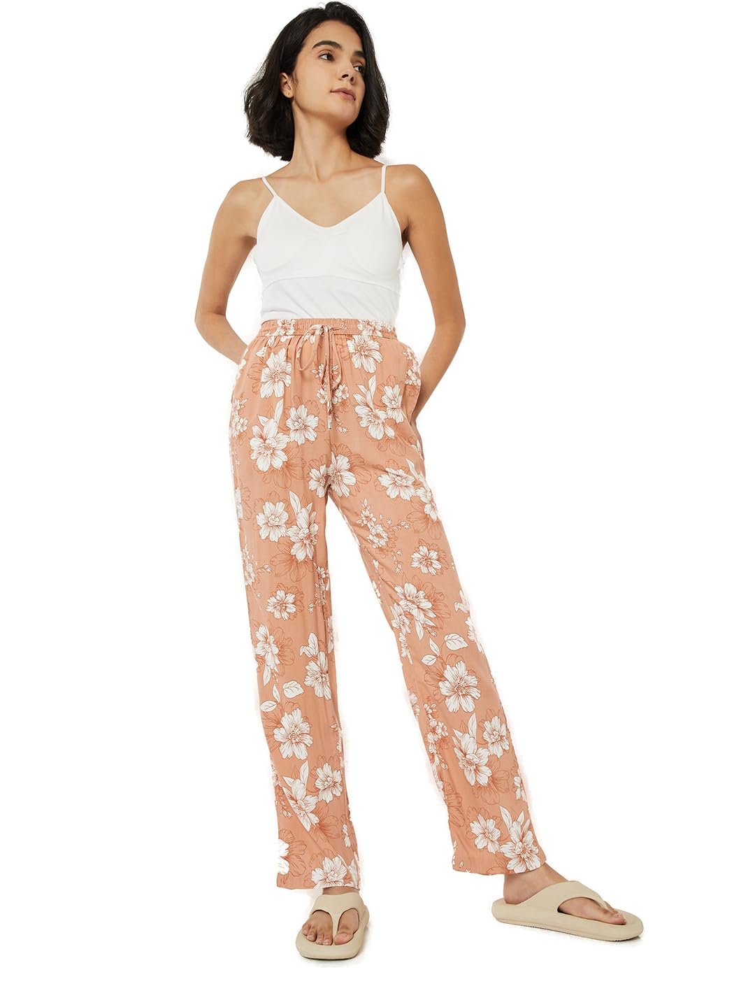 max Women Floral Printed Pyjamas (Brown_M)-picture-15