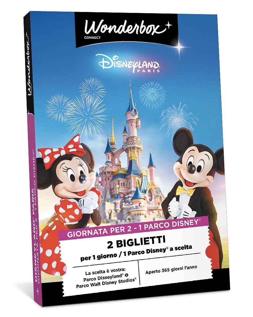 WONDERBOX Connect - Cofanetto Regalo - Disneyland - 1 Giorno 1 Parco