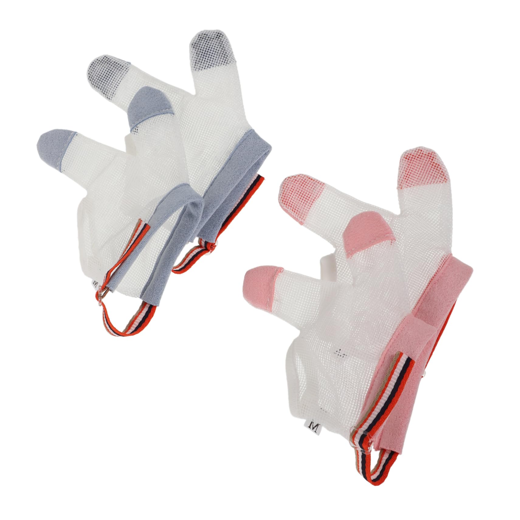 Abaodam 10 Pares guantes anti mordeduras Guante anti chuparse el dedo guante protector bebe tapón para chuparse el dedo protector de pulgar para niños protector para chuparse el dedo nylon
