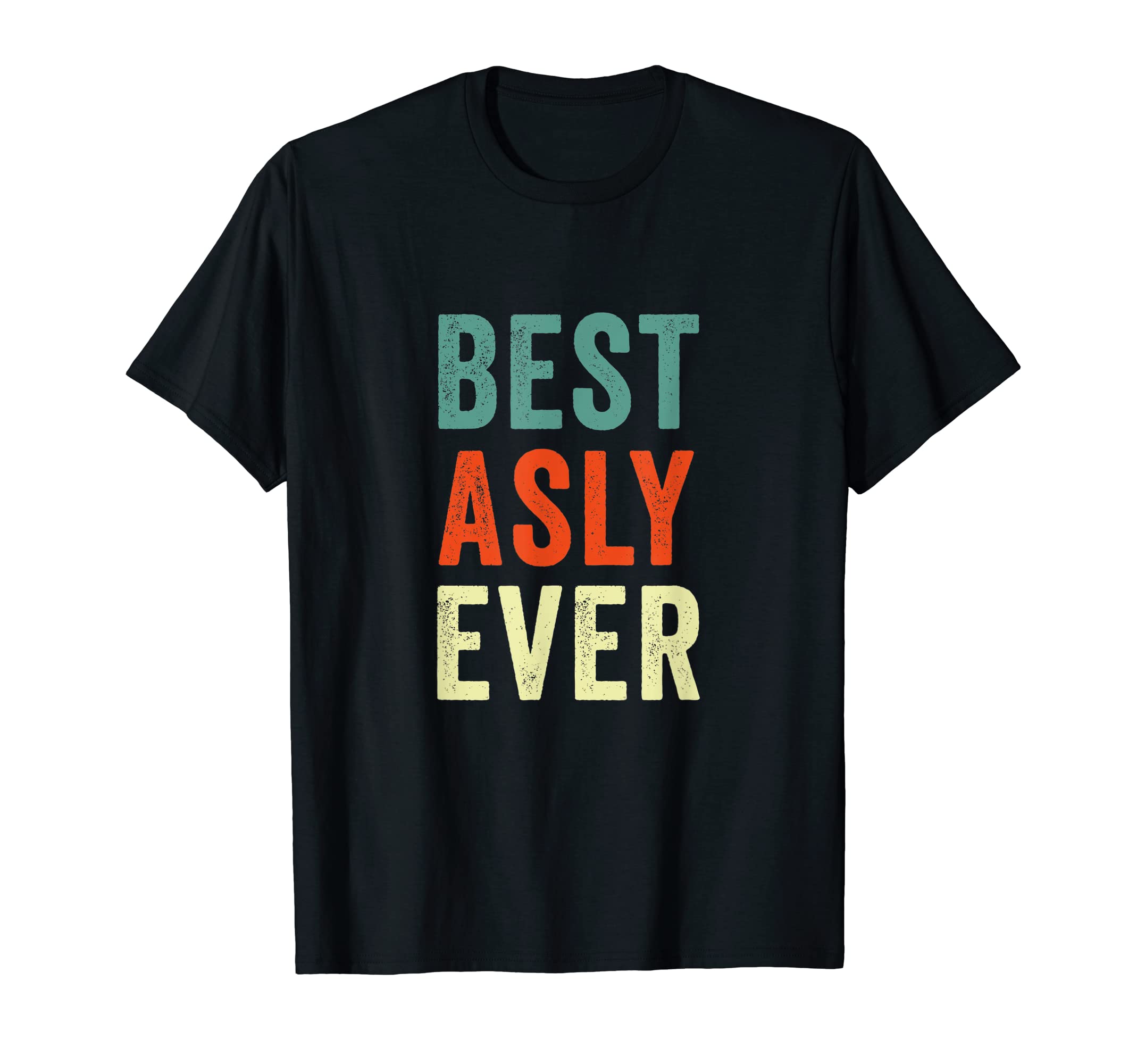 Best Asly Ever Personalized First Name Joke Gift Idea T-Shirt