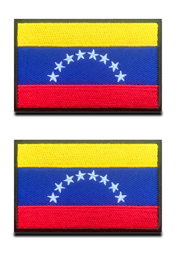 Écusson Venezuela brodé anti-effilochage pour réparer et décorer un sac