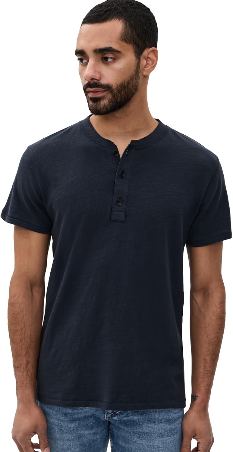 rag & bone Men's Classic Short Sleeve Henley