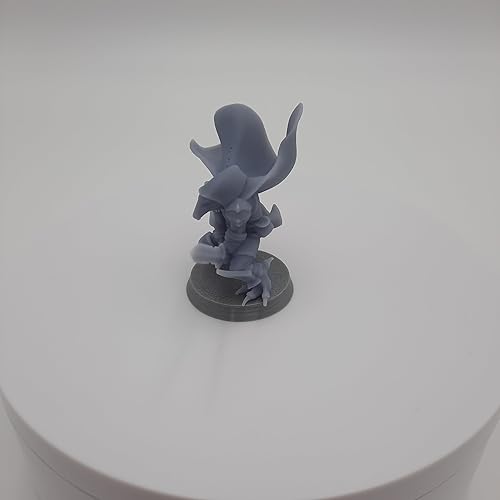 Miniatura 4 de HERO Creations Kenku - Ravenfolk RPG - Calabozos y dragones - DND - Pathfinder - Diorama - Figurita miniatura (grissin pintar) (Fighter (Prime))