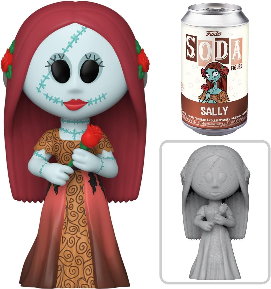 Treasures of Halloweentown Nightmare Before Christmas Pop! Mini Figure Disney Sally Formal & Jack Skellington Santa + Oogie Boogie! & Blacklight Hanger