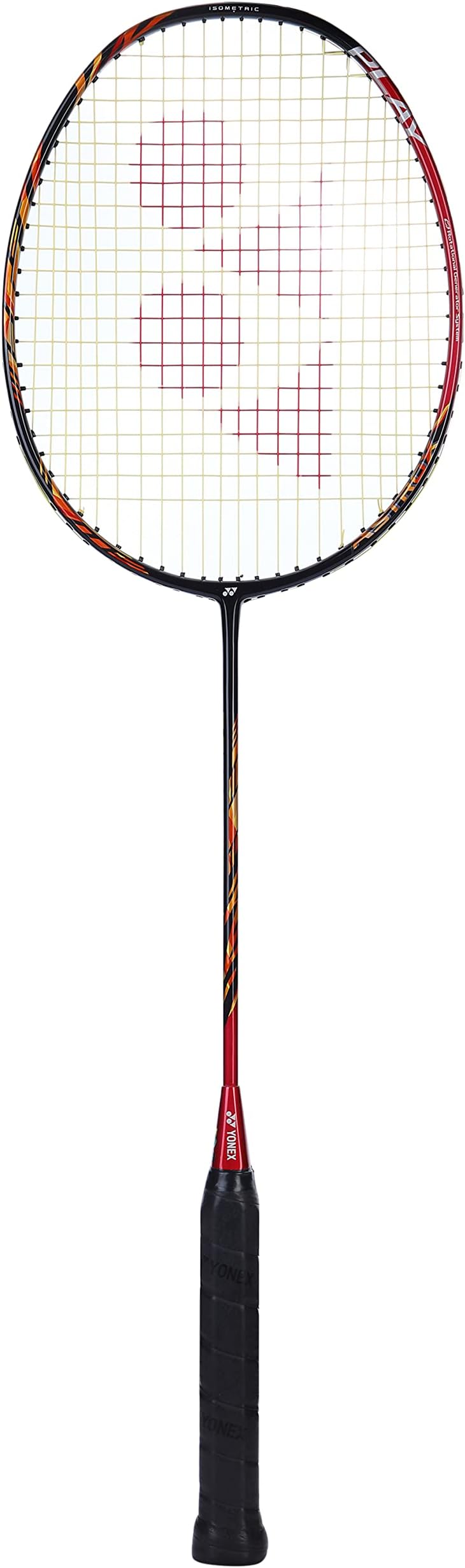 YONEX Astrox 99 Play Graphite Strung Badminton Racket with Full Racket Cover (Cherry Sunburst) | for Intermediate Players | 83 Grams | Maximum String Tension - 28lbs