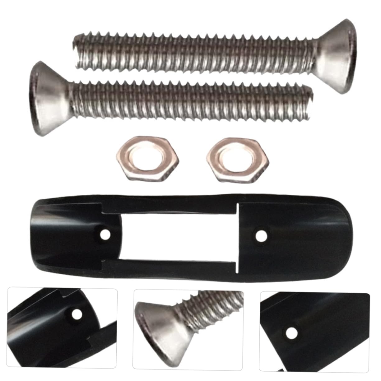 BCOATH 1set Sturdy Holder Clamp for Kayaks and Canoes Fixing Buckle with Easy Installation for Outdoor Adventures and Water Activities