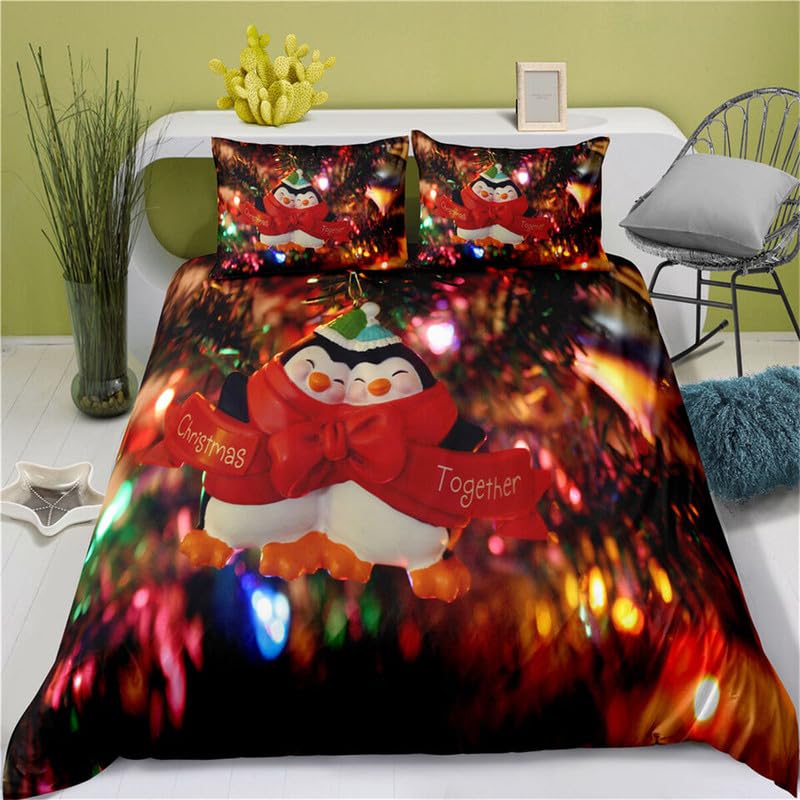 Finis les draps rêches avec la housse de couette Noël enfant microfibre souple