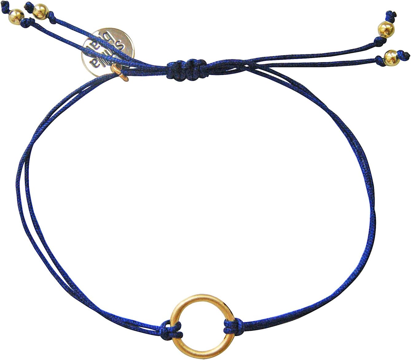 Good Karma Bracelet Smilla Upright - Navy/Gold - DS23