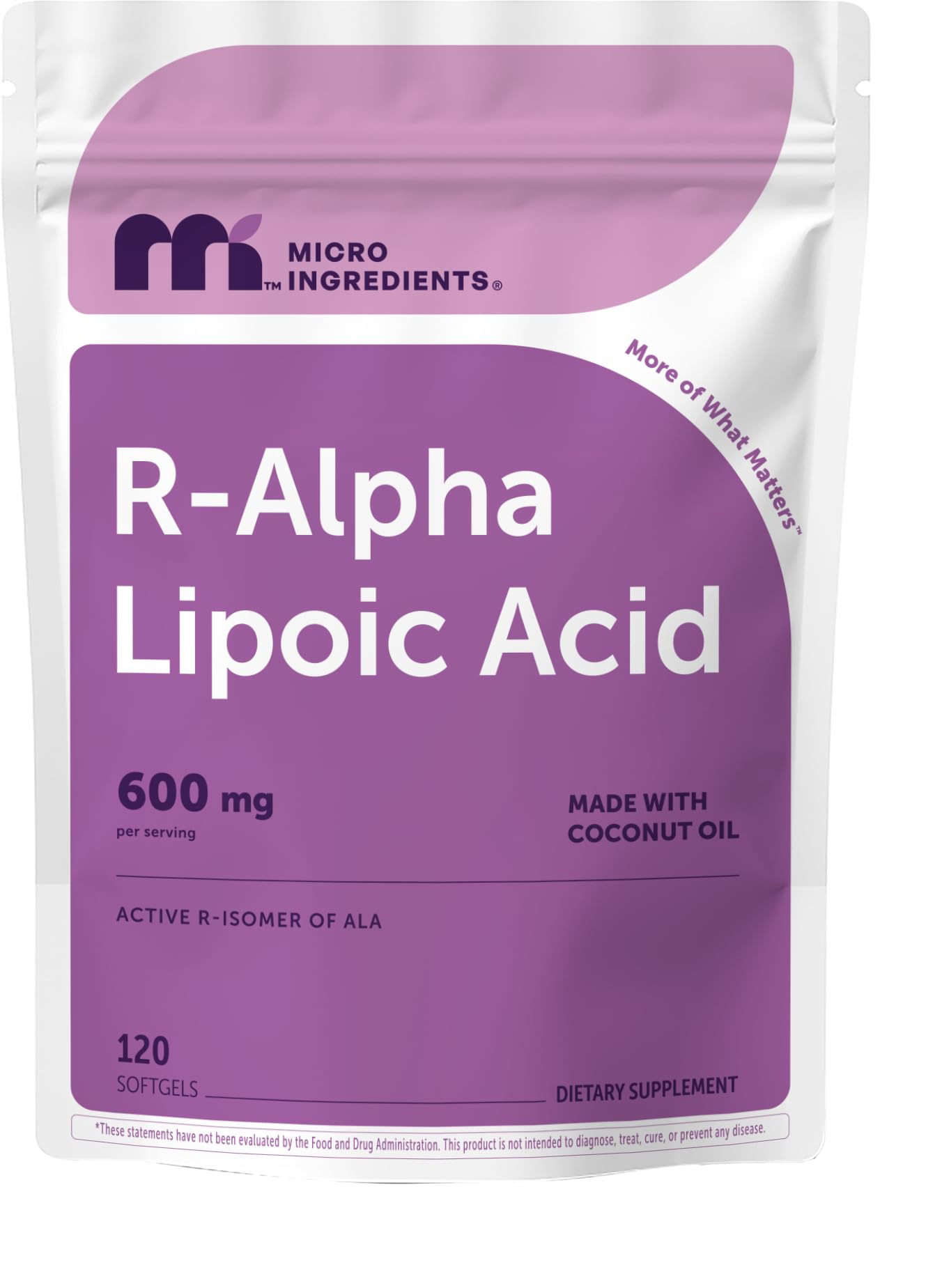 Micro Ingredients R-ALA Softgels