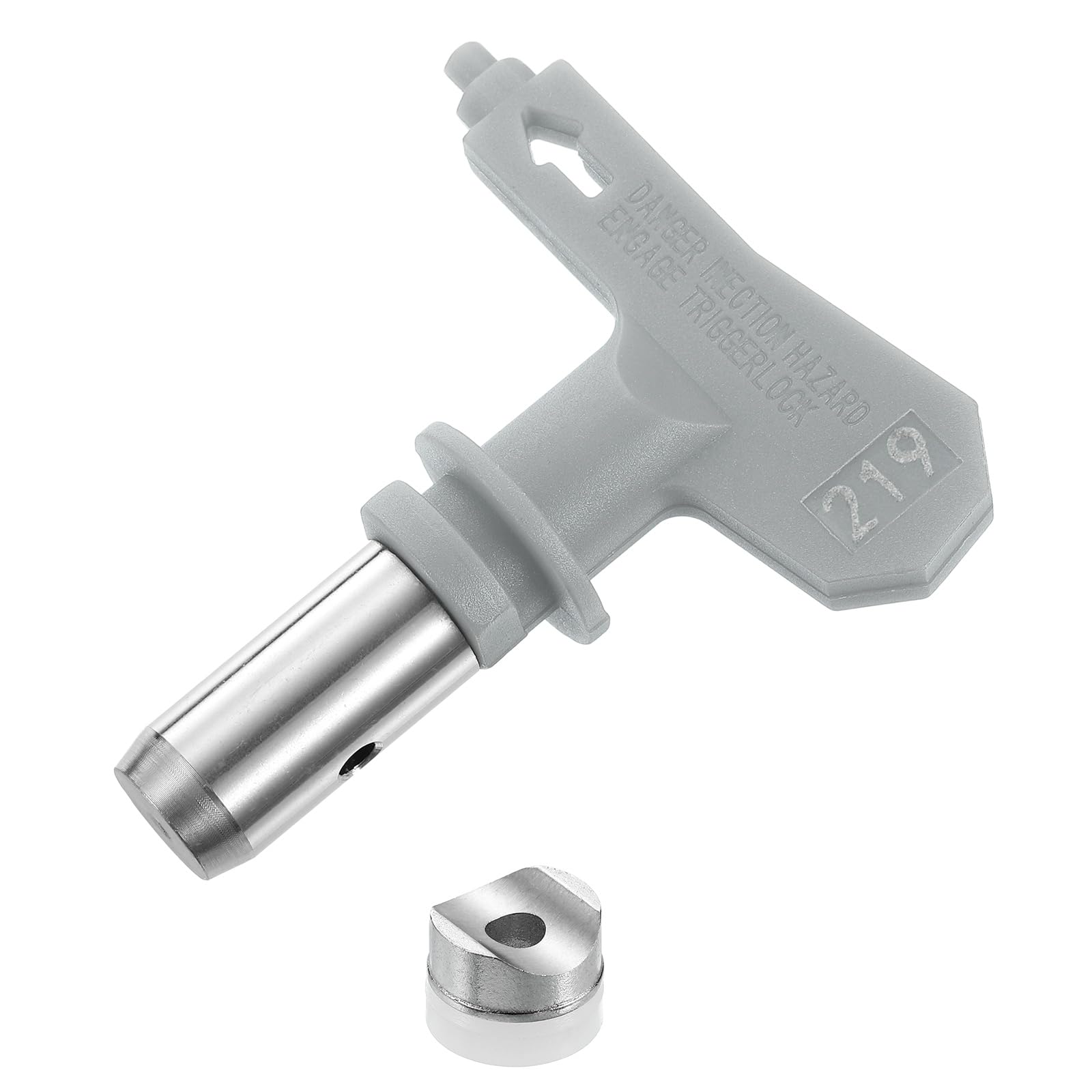 uxcell Reversible Spray Tips for Airless Sprayer 219 Paint Spray Nozzle Tips Sprayer Machine Parts for Home Garden Building Fences, Gray