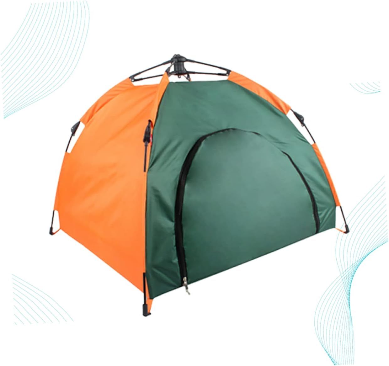 POPETPOP Large Dog Beach Pet Tent Rain Shelter for Dogs Waterproof Outdoor Tent Sunscreen Foldable Easy to Store