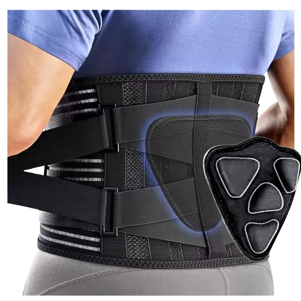 CARELS CARE Back Brace for Men & Women - Lower Back Support Belt for Sciatica, Bulging Disc & Pelvic Pain Relief - Adjustable Lumbar Support Brace for