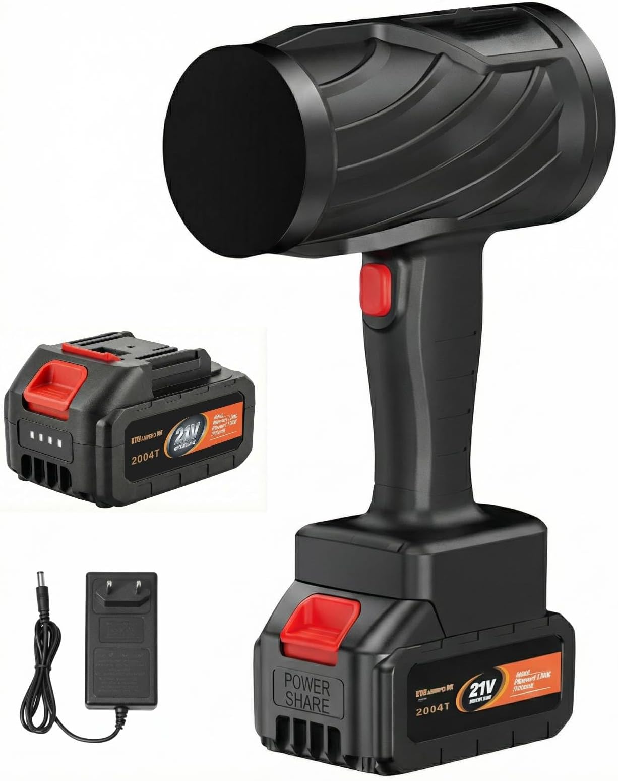 Cordless Leaf Blower, Handheld Electric Dust Blower, Battery Powered Leaf Blowers for Keyboards Patio Rain Snow Removal