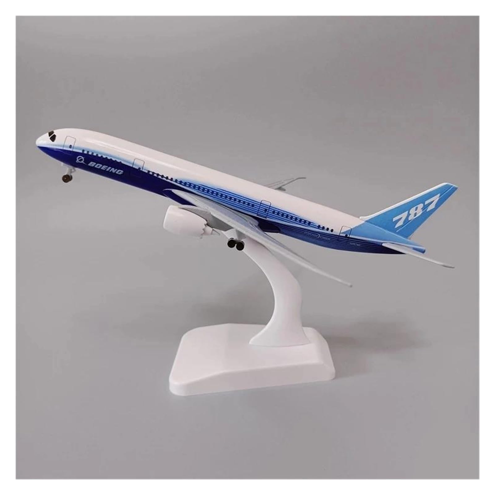 19 Cm Lega Metallo Aviazione Boeing 787 B787 Modello Aeromobile Pressofuso Ruote Carrello Atterraggio Modello di Aereo in lega