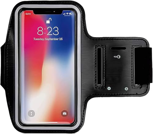 CaseHQ - Brazalete de teléfono celular resistente al agua compatible con iPhone 11, 11 Pro, 11 Pro Max, X, Xs, Xs Max, Xr, 8, 7, 6, Plus Galaxy S10,