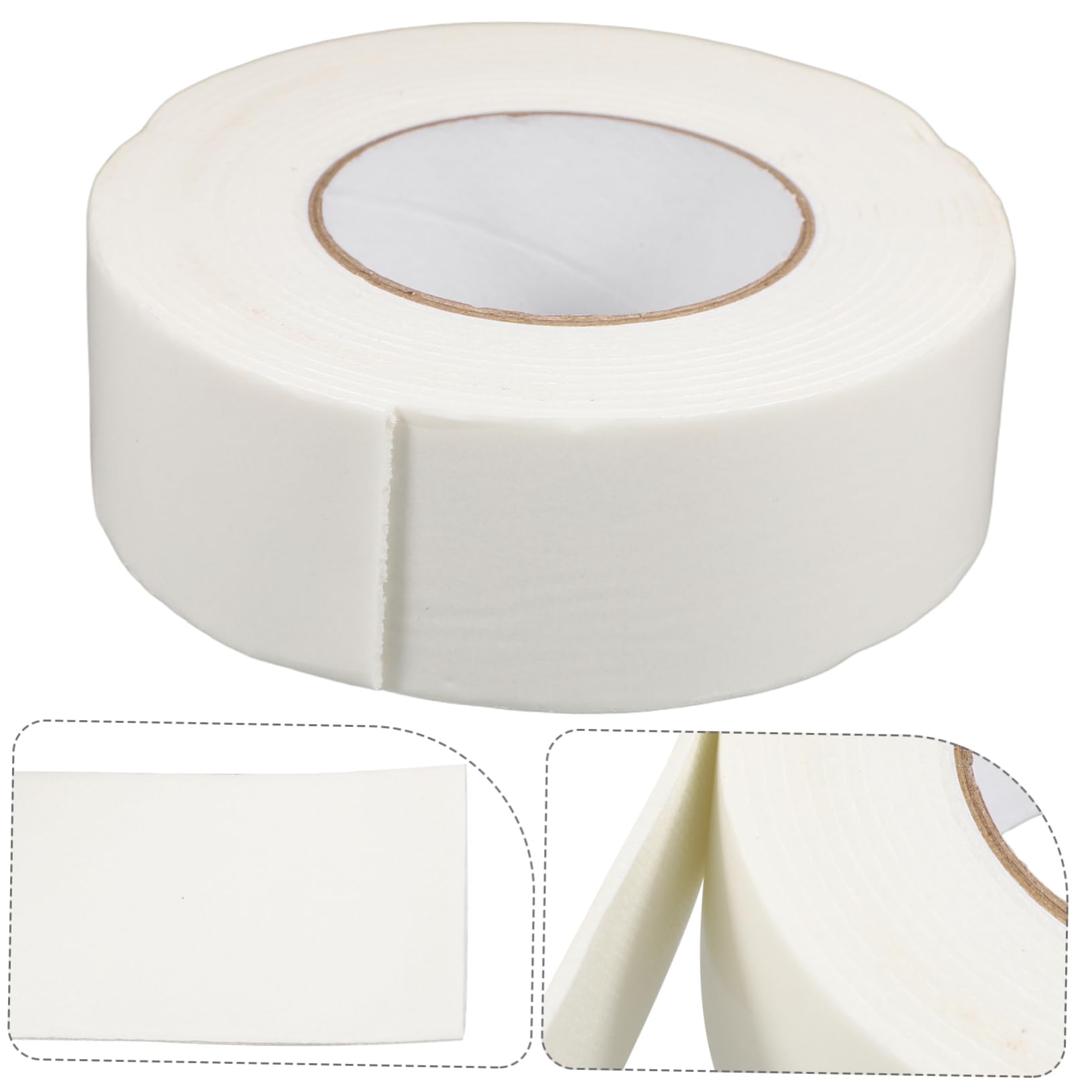 Ruban Adhésif Double Face Blanc Mousse Imperméable pour Four Automobile Travaux Manuels